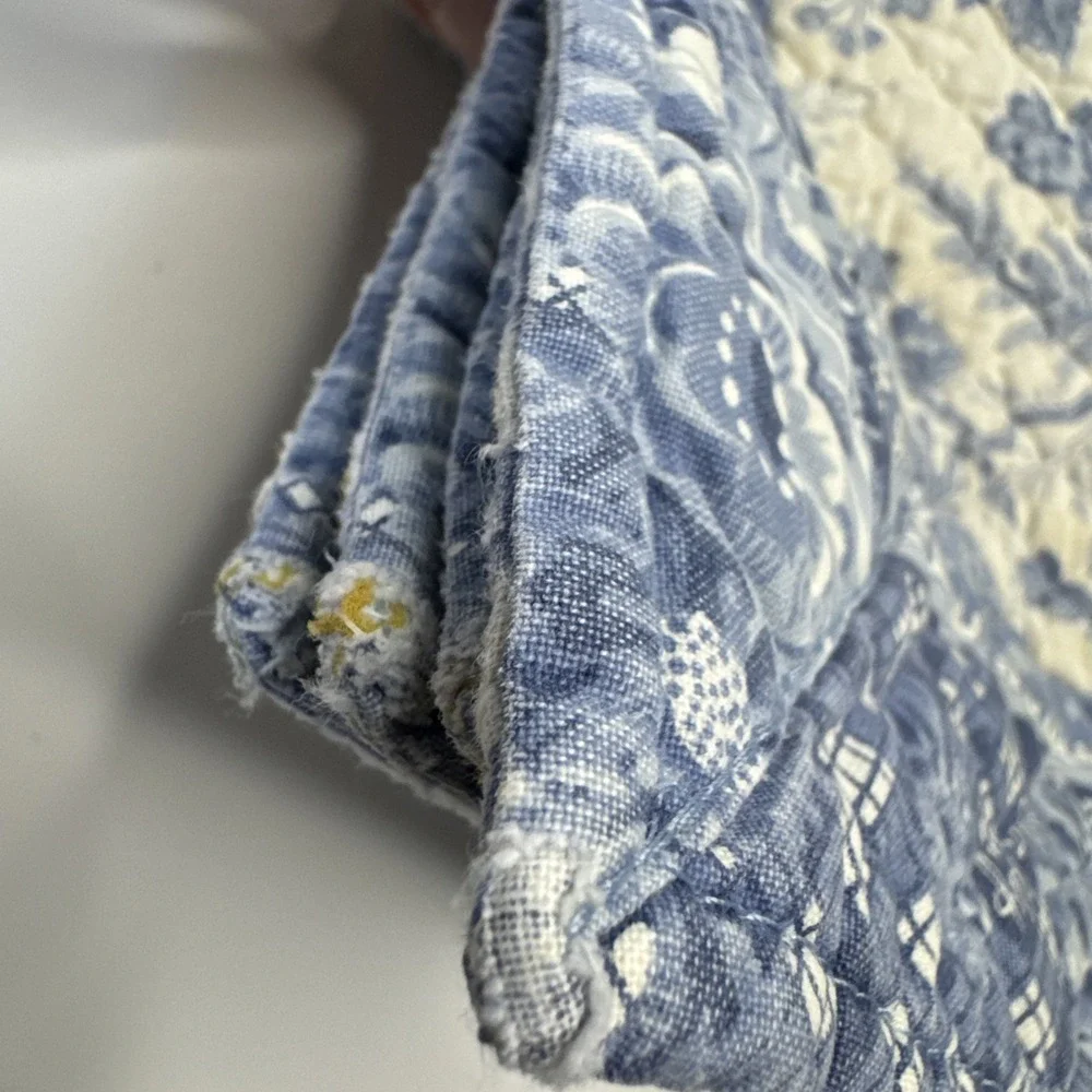 Vera Bradley Designs Blue & White Toile Placemats Set of 4 Rare Vintage